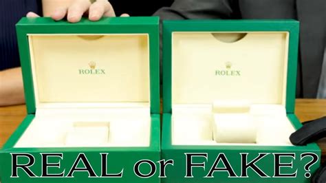 rolex original box vs fake|real Rolex boxes.